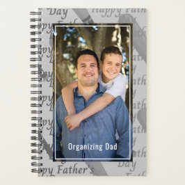 Agenda Organizando Papai Foto Personalizada