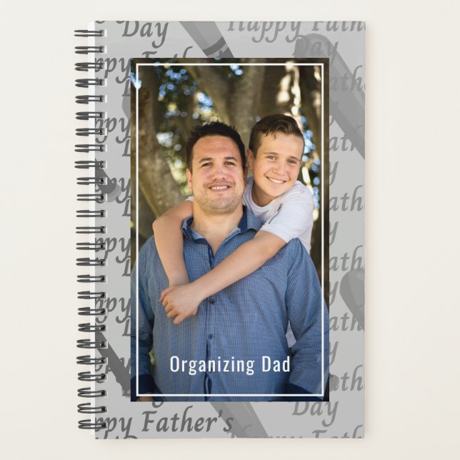 Agenda Organizing Dad Personalized Photo (Frente)