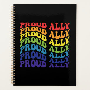 Agenda Orgulho Ally LGBTQ ORGULHO GAY Arco-íris