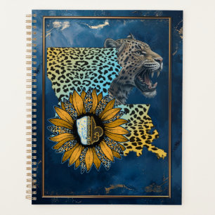 Agenda Orgulho do Jaguar da Louisiana Flor de Girassol Le