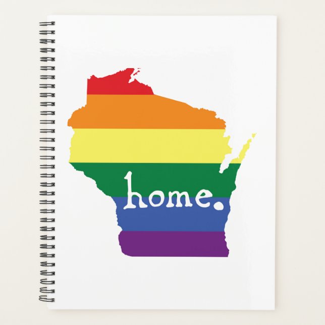 Agenda Orgulho gay de Wisconsin | Mapa do lar (Frente)