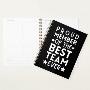 Agenda Orgulhoso membro da melhor equipe de sempre