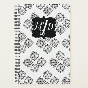 Agenda Ornamento de Mandala de Monograma Moderno Yoga