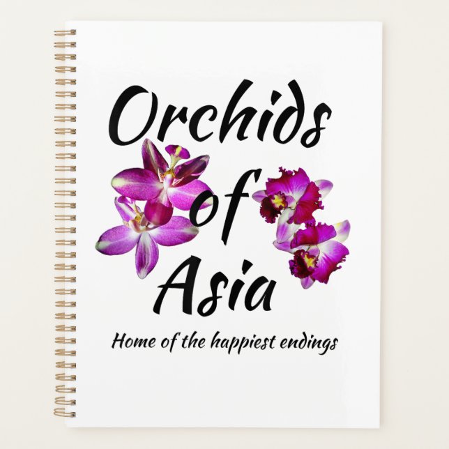 Agenda Orquídeas da Ásia (Frente)