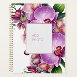 Agenda Orquídeas Florais Adicionam Duas Fotografias