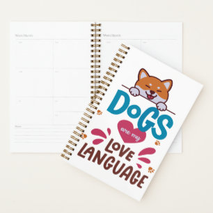Agenda Os Cães São A Minha Língua De Amor