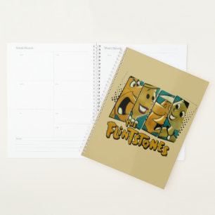 Agenda Os Flintstones Painéis de Caracteres Comic Retr