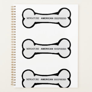 Agenda Osso do nome pastor americano miniatura