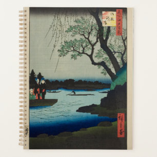 Agenda Oumaygashi - Cena do Rio Edo Japonês Vintage