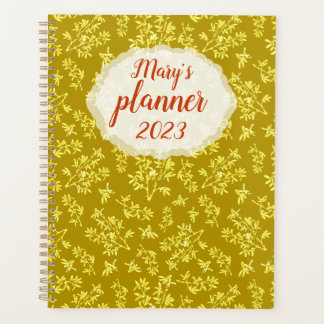Agenda Ouro espinho-preto personalizado
