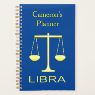 Agenda Ouro Libra Escala - Sinal de Estrela Personalizado