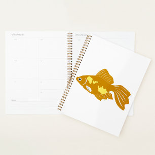 Agenda Ouro Peixe Guppy Peixe Cinto Aquário Tropical Peix