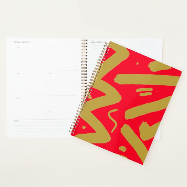 Agenda Ouro Tribal e Vermelho (Exibição)