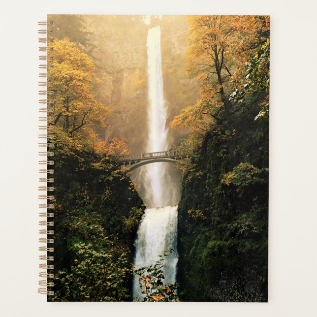 Agenda outono em Multnomah Falls, OU (Frente)