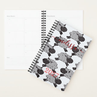 Agenda Ovelhas Personalizadas Mensal Semanal Estética Não