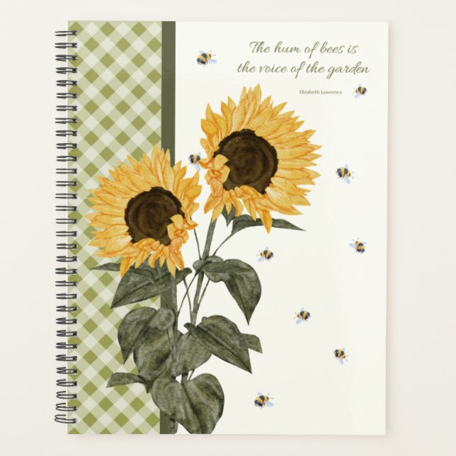 Agenda Padrão (8,5" x 11"), Cobrir Suave, Pl Espiral Pret (Frente)