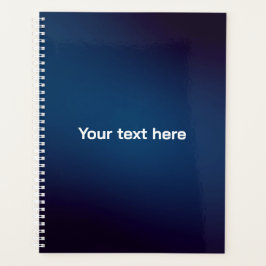 Agenda Padrão Abstrato Azul Escuro | Adicionar Texto
