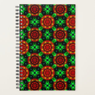 Agenda Padrão Abstrato Floral Moderno Boho Elegante #504