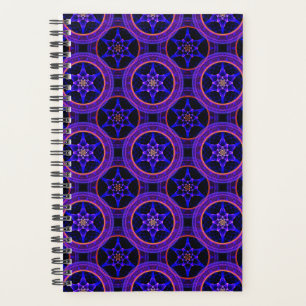 Agenda Padrão Abstrato Floral Moderno Boho Elegante #505