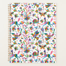 Agenda Padrão Brilhante do estilo Otomi mexicano