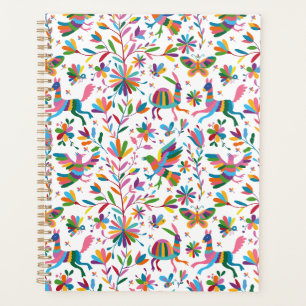 Agenda Padrão Brilhante do estilo Otomi mexicano