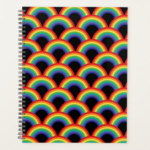 Agenda Padrão Colorido do Arco-Íris