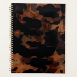 Agenda Padrão contínuo de casco de tartaruga, elegante ca