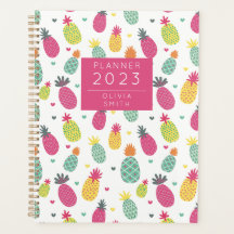Padrão de abacaxi tropical personalizado