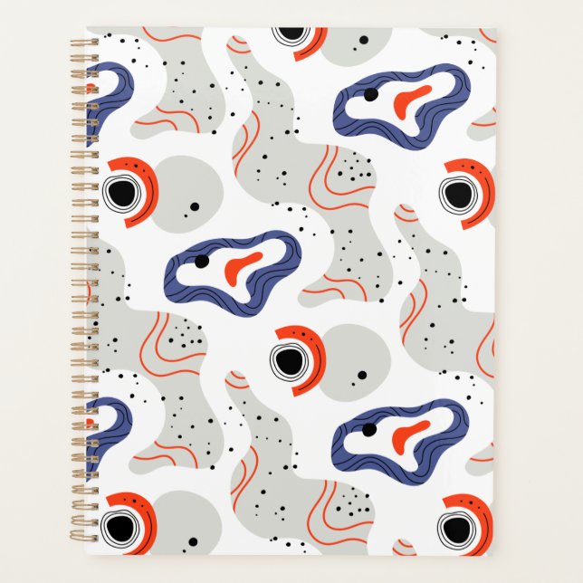 Agenda Padrão de Abstrato de na moda e Curbs (Frente)