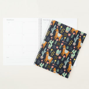 Agenda Padrão de Alpacas Cute