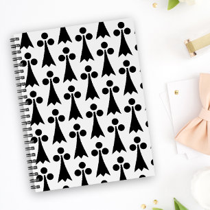 Agenda Padrão de Arminho, Padrão Medieval, Preto no Branc