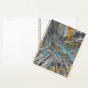 Agenda padrão de arte moderna abstrato