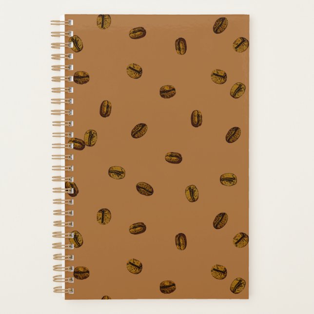 Agenda Padrão De Bean De Café (Frente)