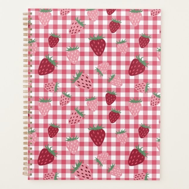 Agenda Padrão de Campo de Morango (Frente)