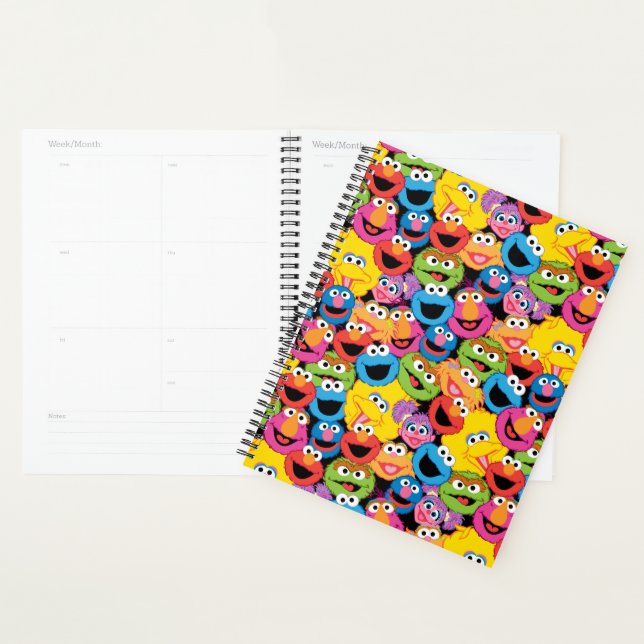 Agenda Padrão de Caráter de Rua Sésamo Faces (Exibição)