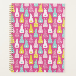 Agenda Padrão de Coelho Bunny Rosa