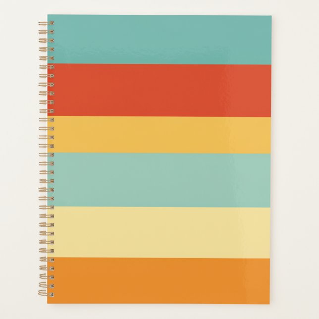 Agenda Padrão de cores com striping retroativo (Frente)