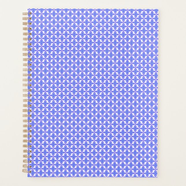 Agenda Padrão de Design Floral (Frente)