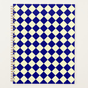 Agenda Padrão de Diamante do Verificador Azul Amarelo