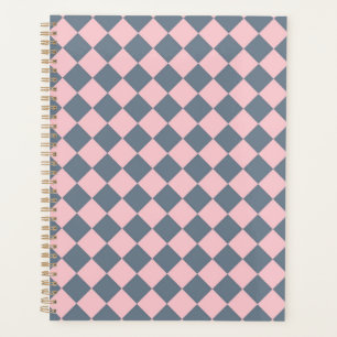 Agenda Padrão de Diamante do Verificador de Cinzas Rosa