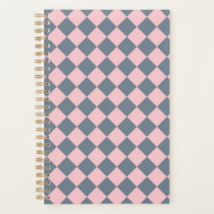 Agenda Padrão de Diamante do Verificador de Cinzas Rosa