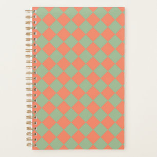 Agenda Padrão de Diamante do Verificador Rosa de Salmão V