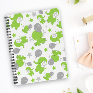 Agenda Padrão De Elefantes Verdes, Elefantes Cutes, Estre
