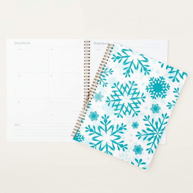 Agenda Padrão de Floco de Neve Azul (Exibição)