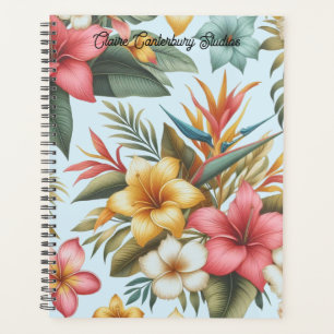 Agenda Padrão de Flor Tropical Botânica