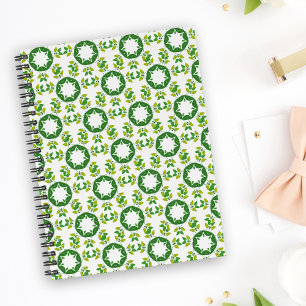 Agenda Padrão de Folhas, Folhas Verdes, Padrão de Folhage