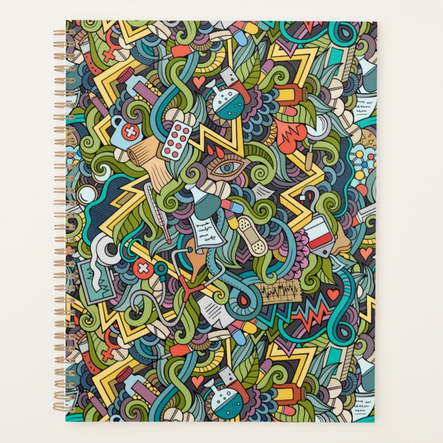 Agenda Padrão de Ícone Médico de abstrato Art (Frente)