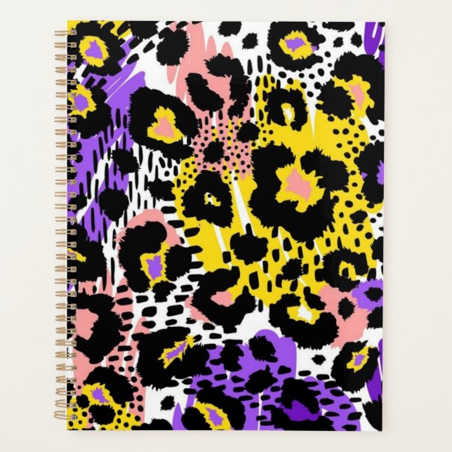 Agenda Padrão de impressão animal (Frente)