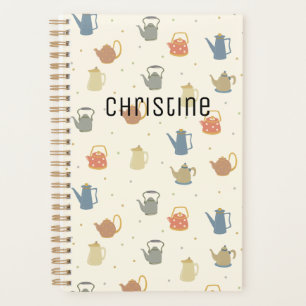 Agenda Padrão de Kitchenware Vintage personalizável