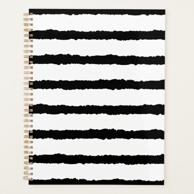 Agenda padrão de listras grunge (Frente)
